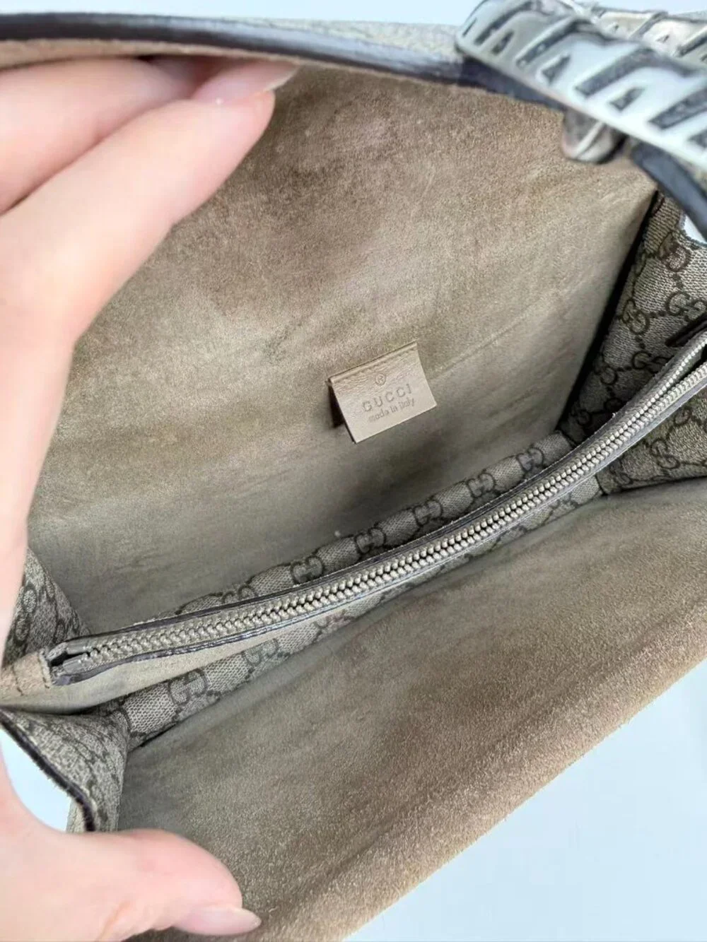 Christian Dior Saddle Oblique Jacquard Canvas Shoulder Crossbody Bag